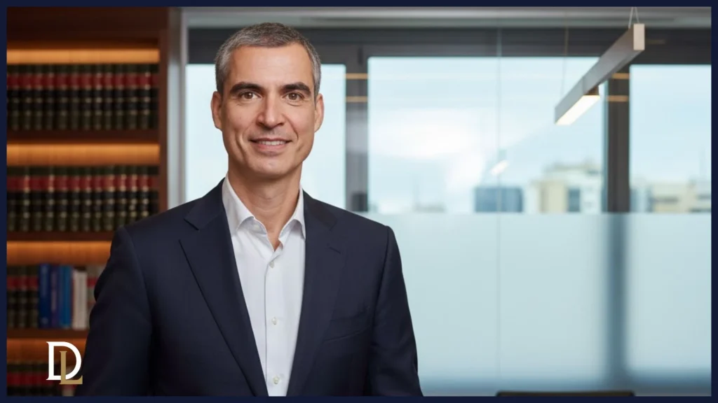 Retrato profesional de Enric Hernández, abogado experto en responsabilidad de administradores y socio director de Derivum Legal.
